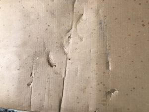 元箱 古い 傷 穴 1