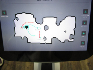 案内ロボット 動作確認 マッピング