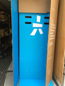 ペッパー専用の箱 無料 取り寄せ